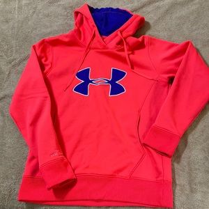 Under Armour Semi Fitted Cold Gear Hooded Sweatshirt